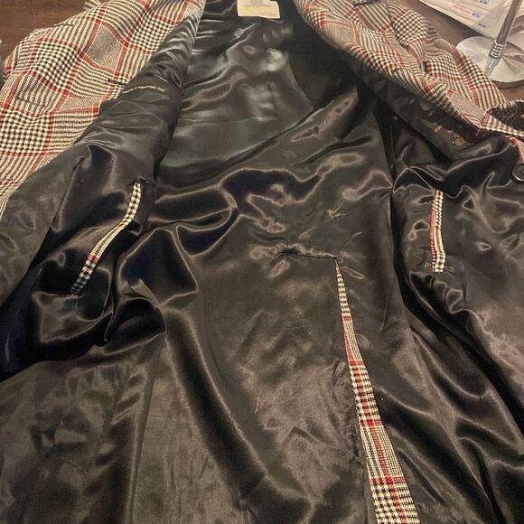 Aquascrutum Vintage Plaid Trench Coat with Belt - Picture 15 of 16